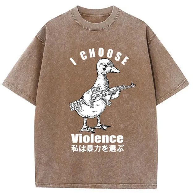 I Choose Violence Washed T-Shirt