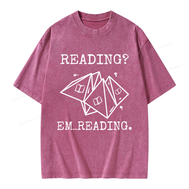Reading Em...Reading Unisex Washed T-shirt