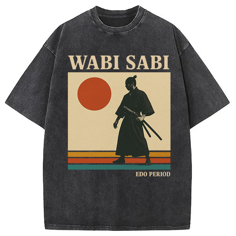 Wabi Sabi Samurai Washed T-Shirt
