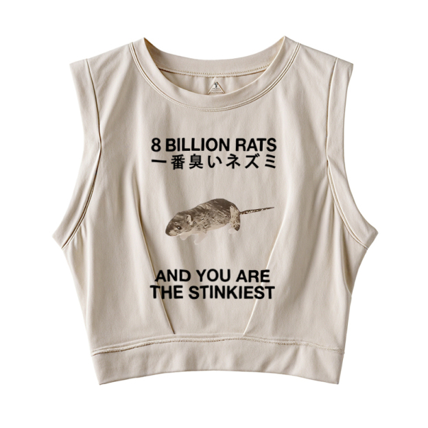  World's Stinkiest Rat Sleeveless Crop Top