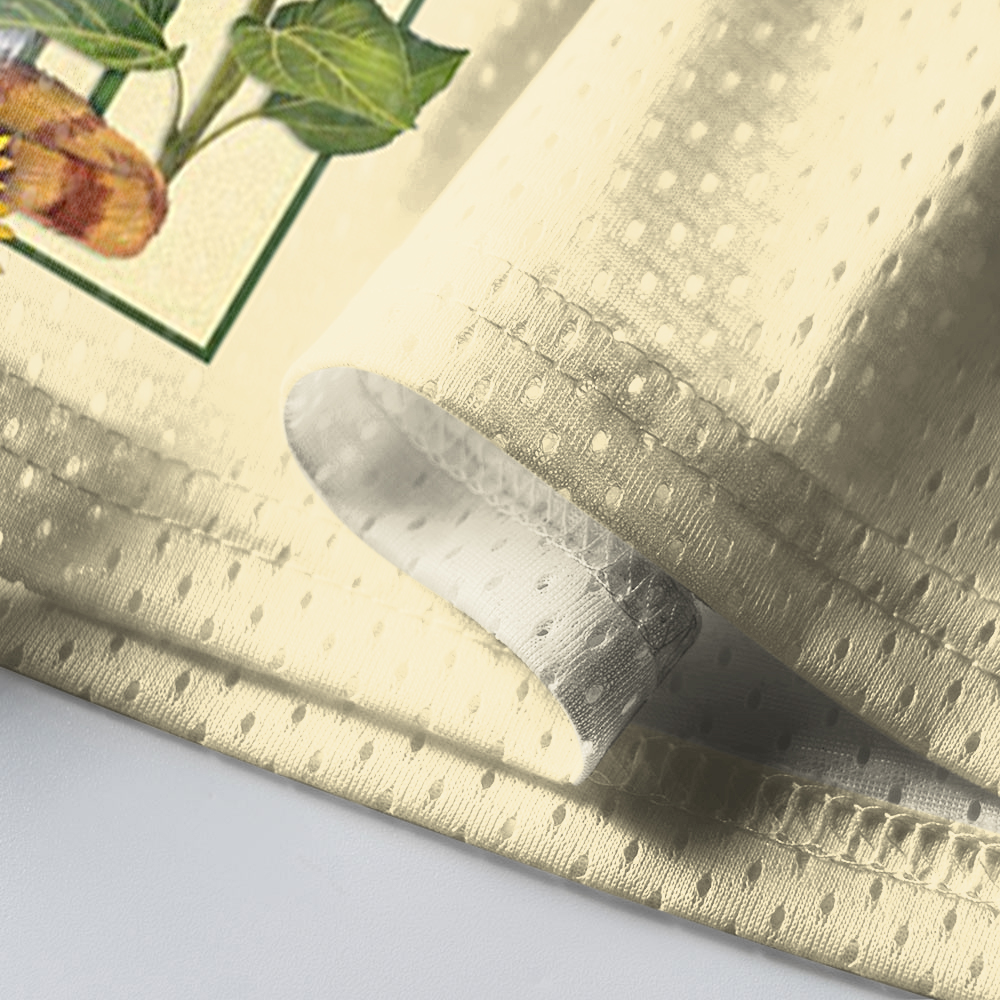 Baddiecat A Contented Orange Cat Mesh Jersey