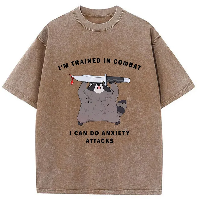 Unisex Coping With Anxiety Washed T-Shirt