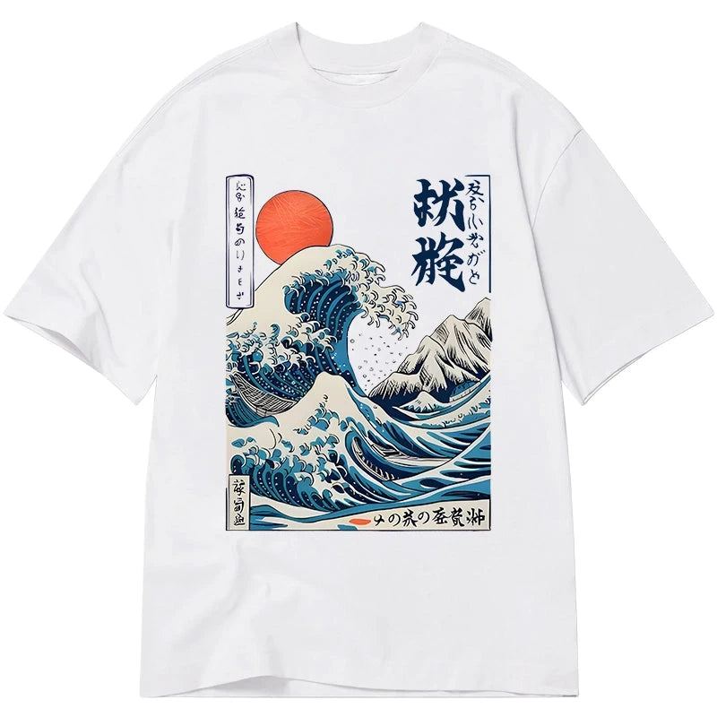Ukiyo-e Ocean Waves Japan Classic T-Shirt