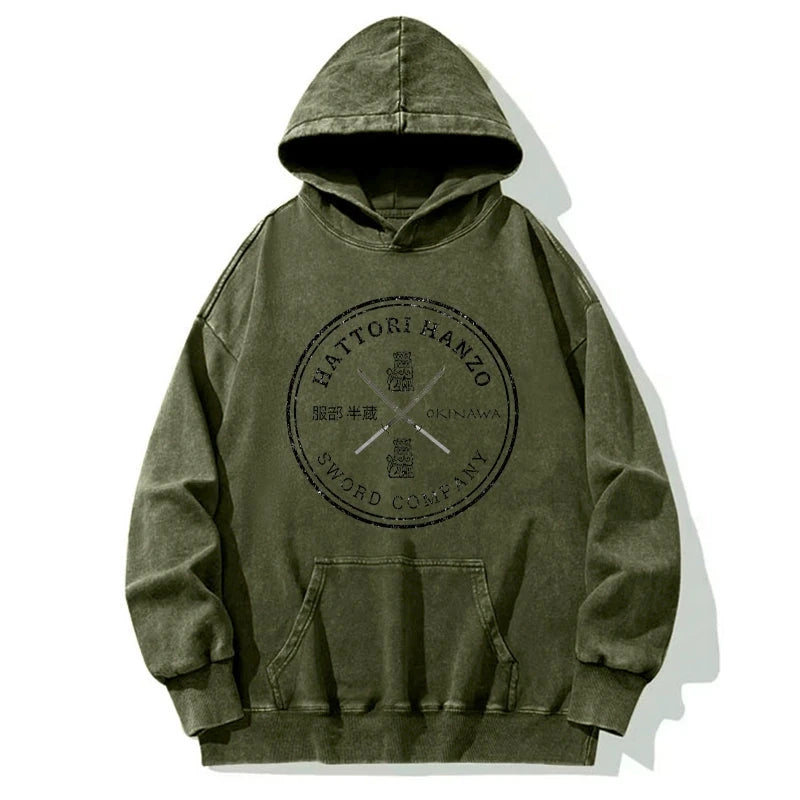 Hattori Hanzo Sword Company Washed Hoodie
