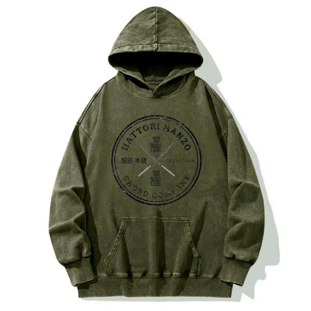 Hattori Hanzo Sword Company Washed Hoodie