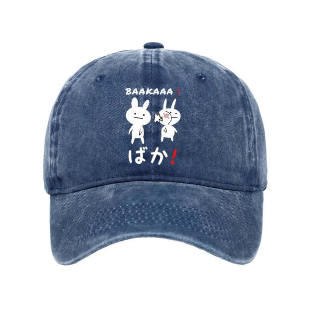  Anime Baka Manga Slap Washed Cap