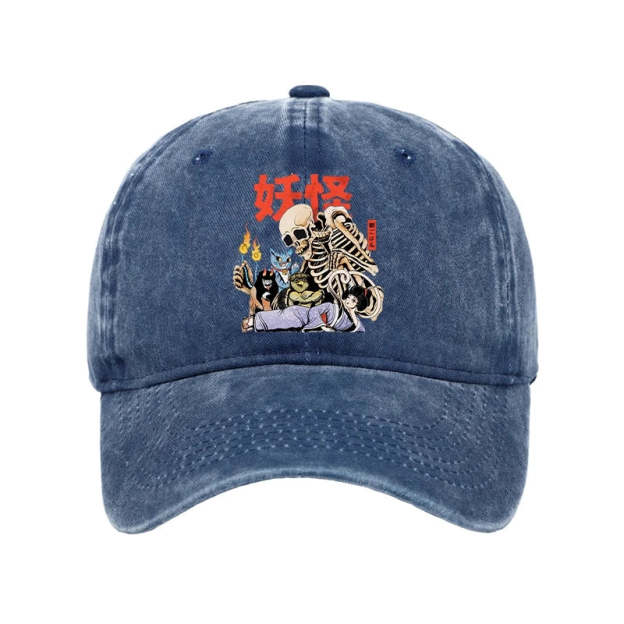  The Yokai Club Washed Cap