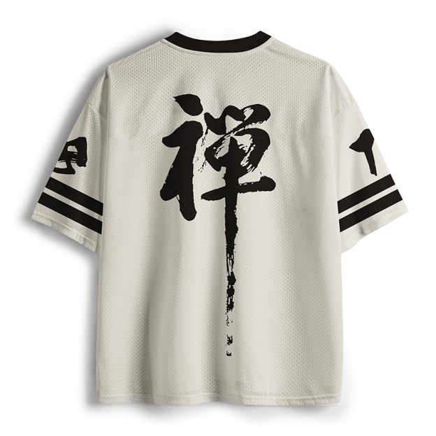 Zen Samurai Cat Jersey Shirts