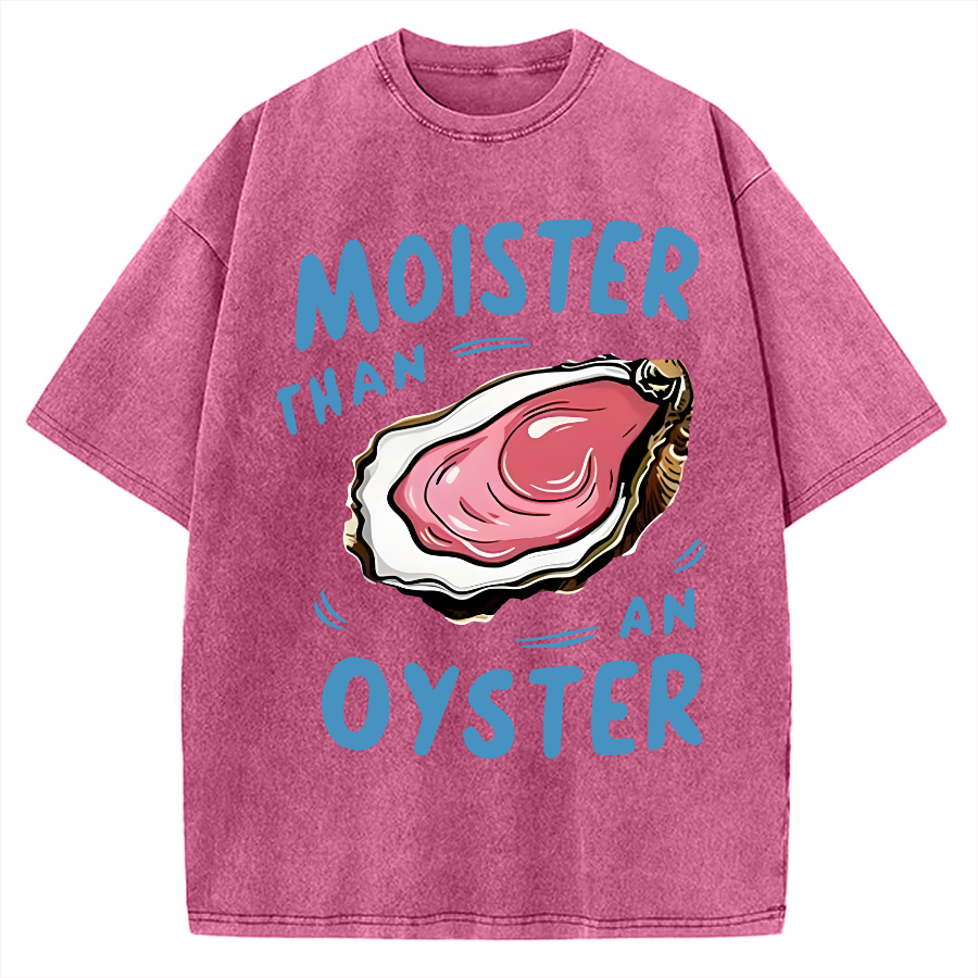 Oyster Funny Vintage Washed T-shirt