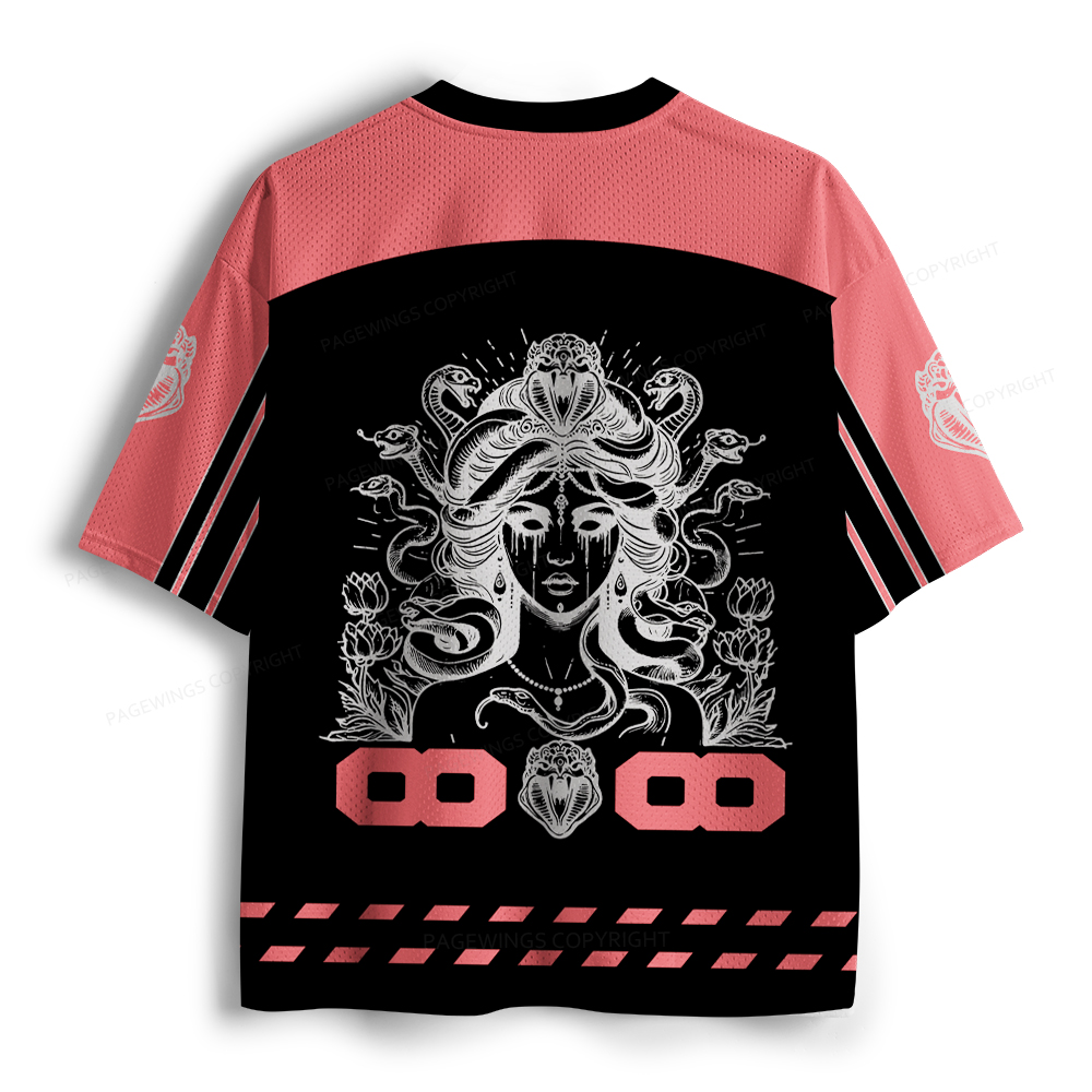 A Well-Read Woman Is A Dangerous Creature Unisex Mesh Jersey