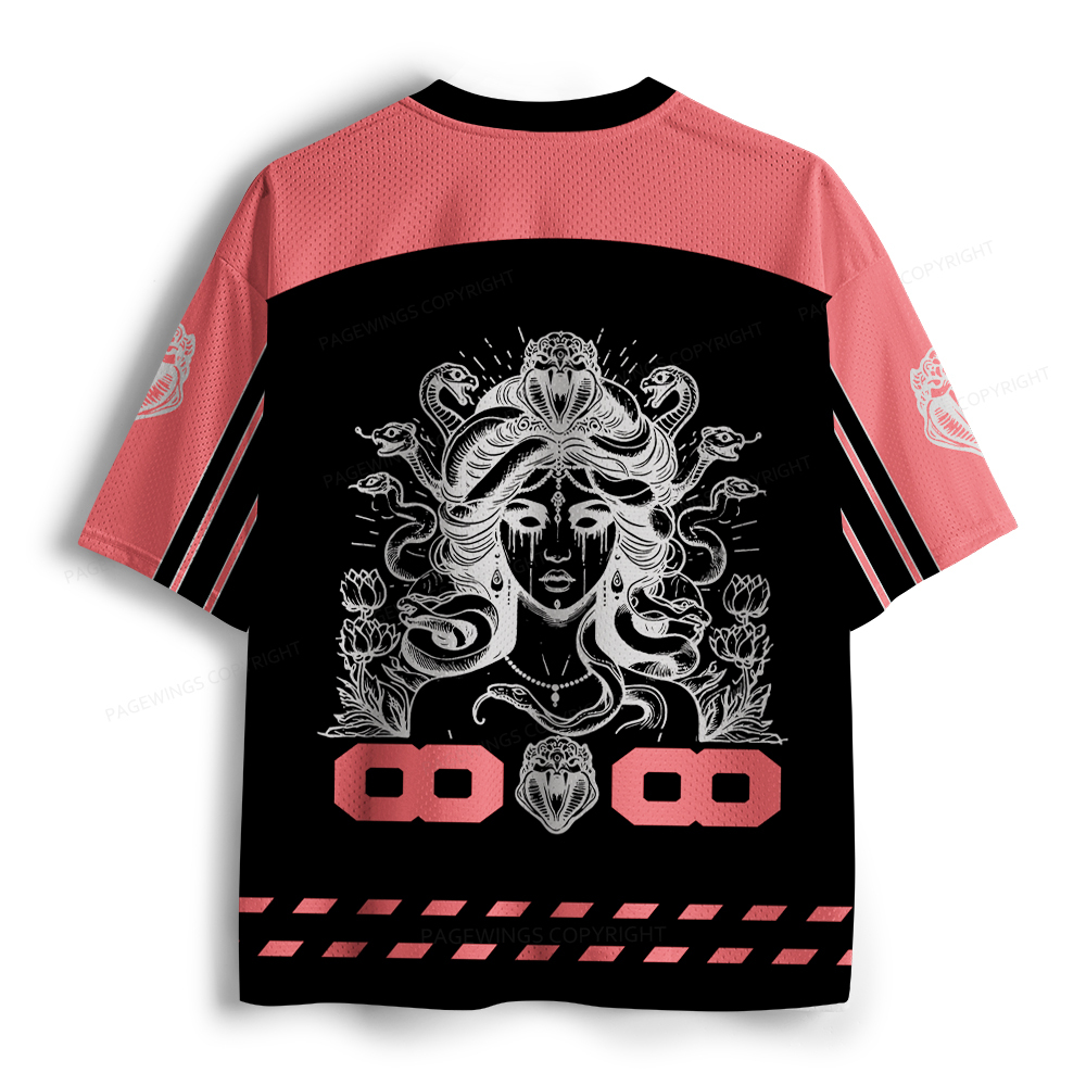 A Well-Read Woman Is A Dangerous Creature Unisex Mesh Jersey