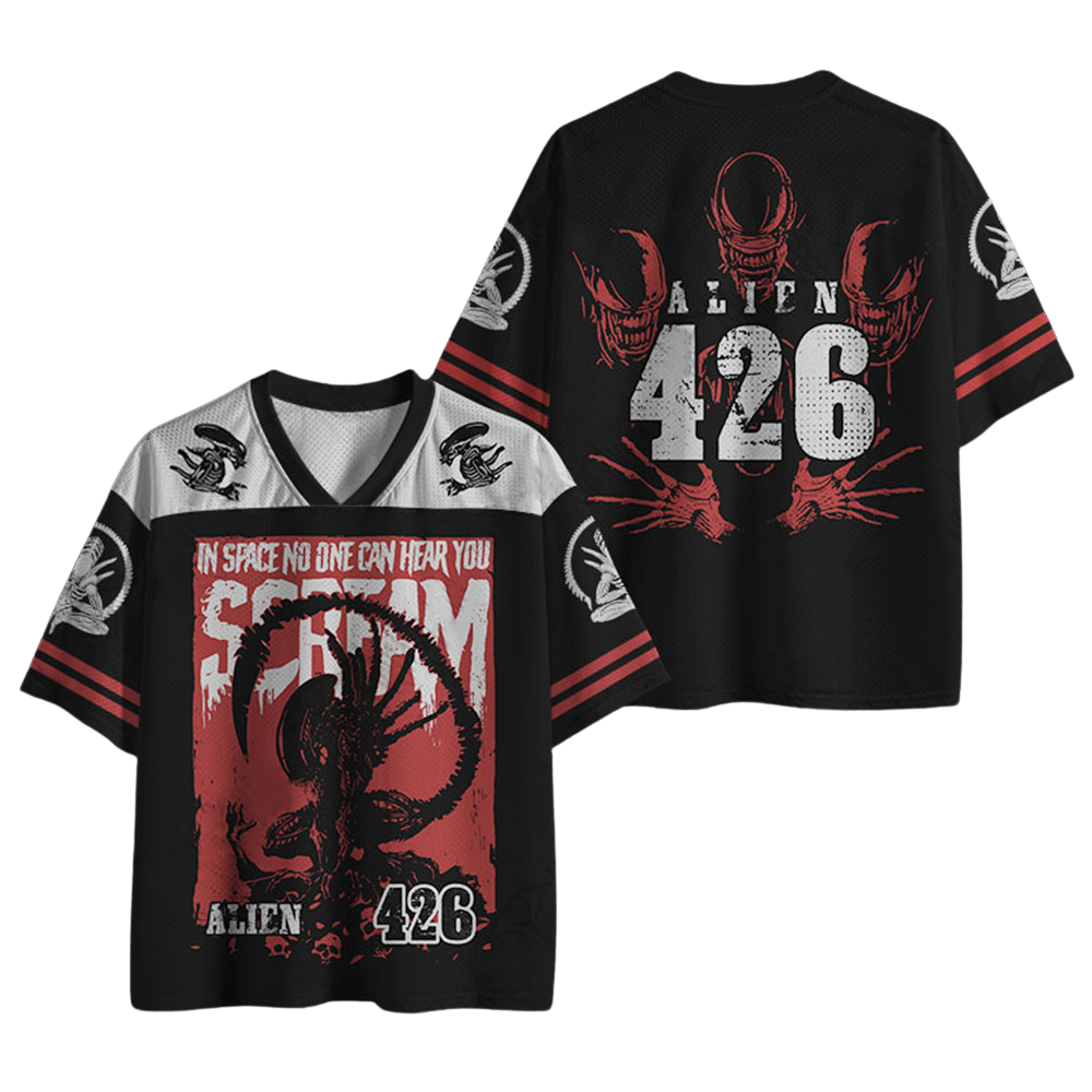 Nobody Heard Your Screams Printed Jersey Shirts