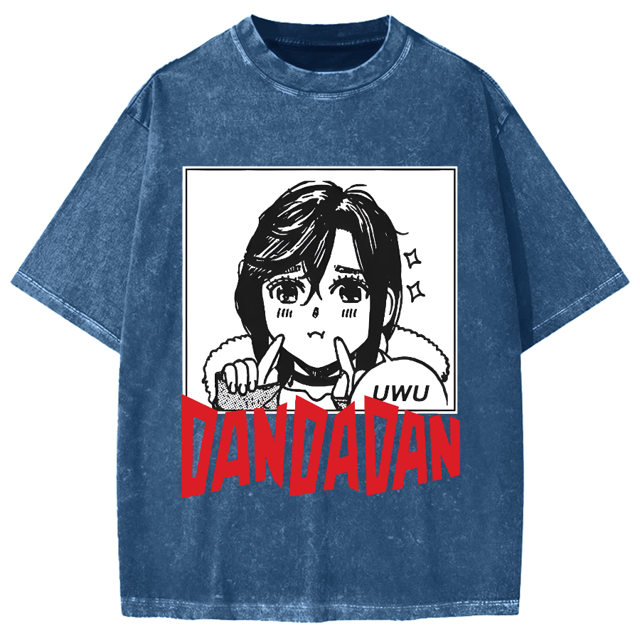 Japan Anime Character Momo Ayase Vintage Washed T-shirt