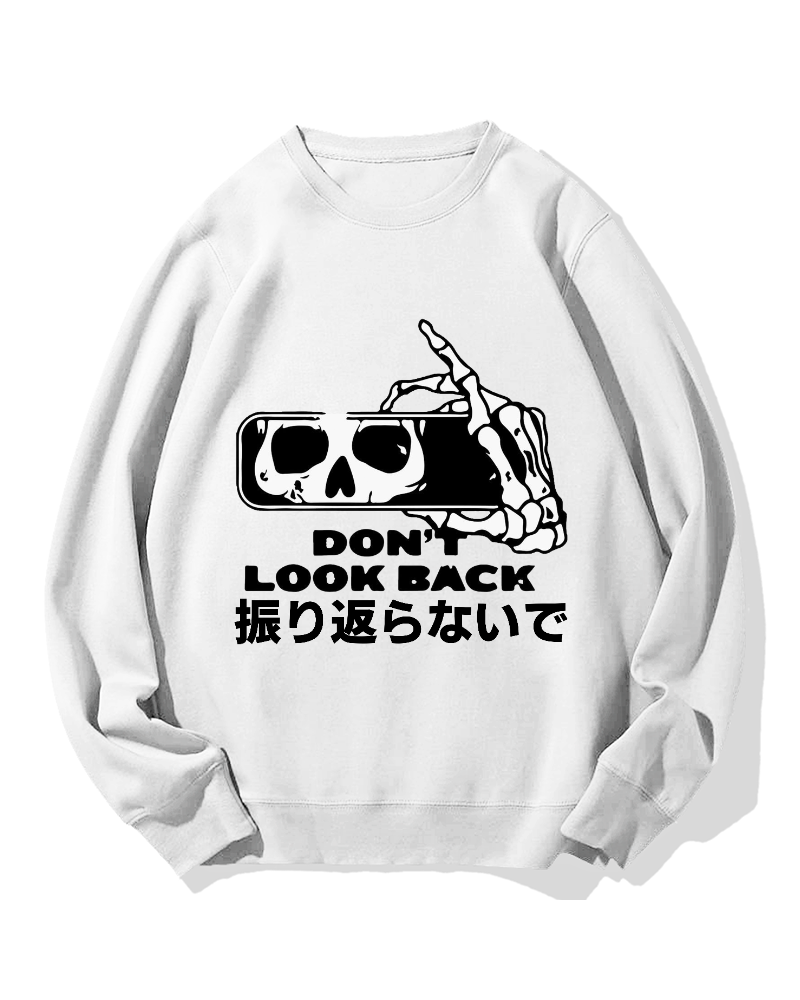 Don't Look Back Cotton Sweatshirt