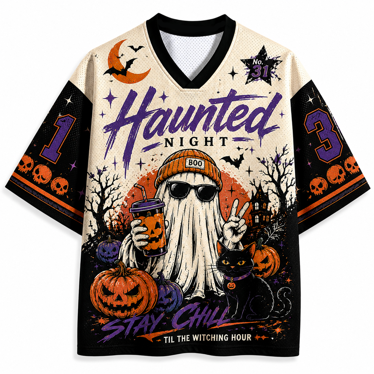 Haunted Chill Jersey Shirts