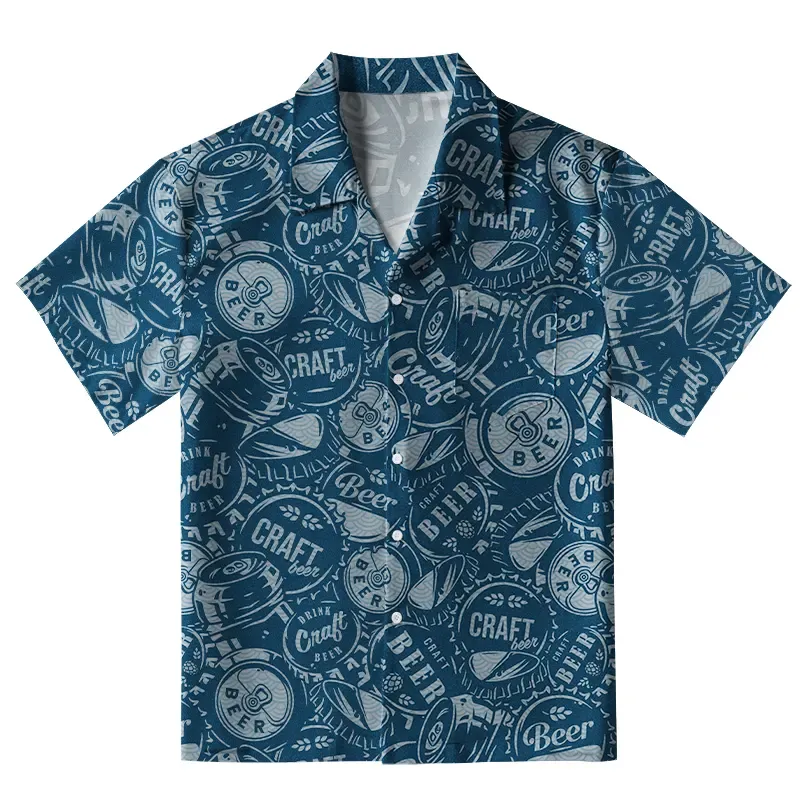 Tokyo-Tiger Craft Beer Aloha Hawaiian Shirt