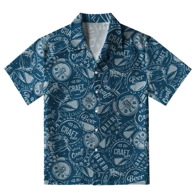  Craft Beer Aloha Hawaiian Shirt