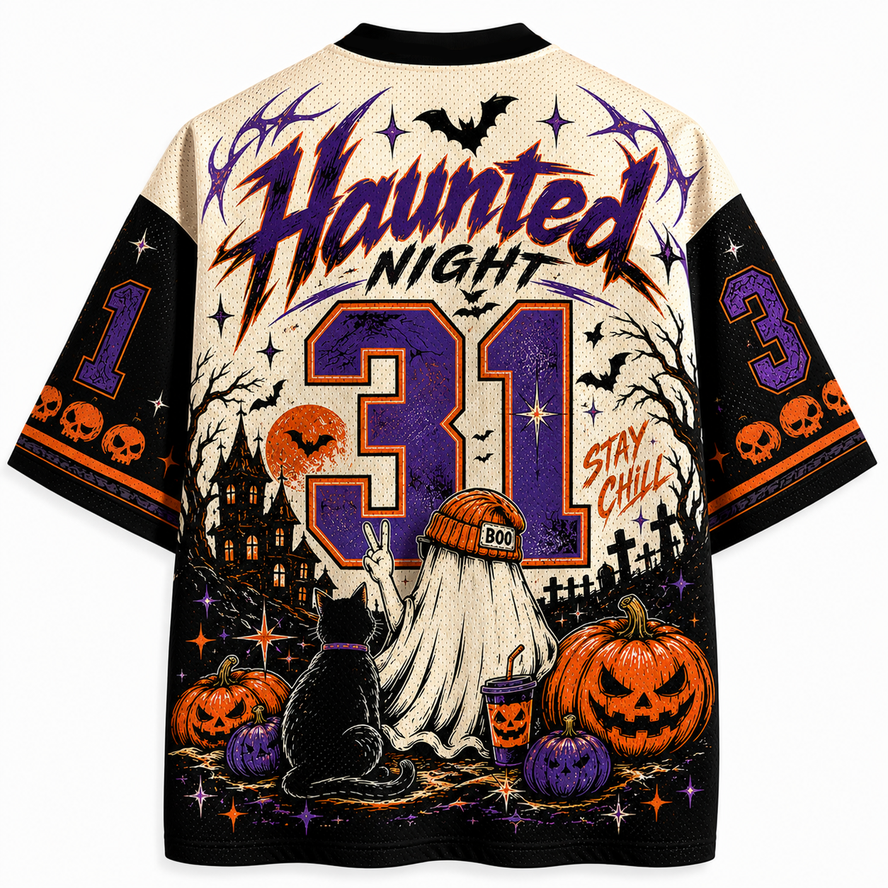 Haunted Chill Jersey Shirts