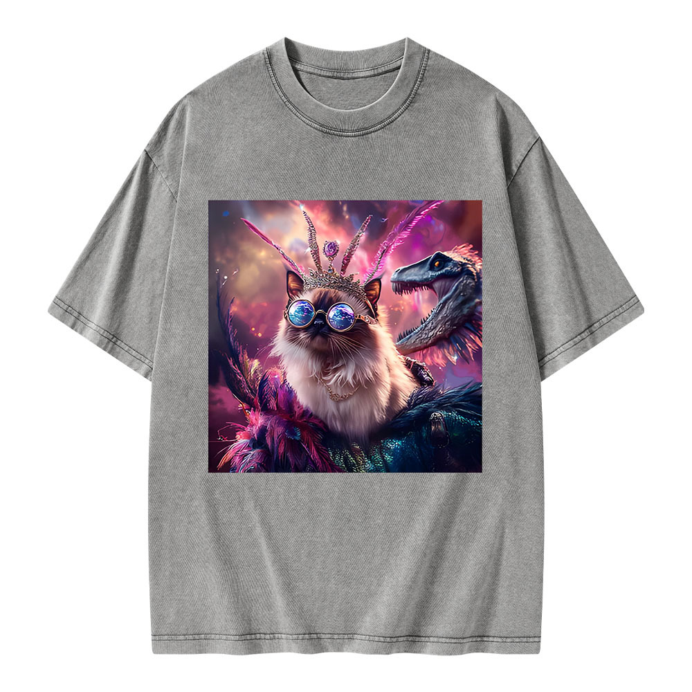 Princess Donut & Mongo Unisex Washed T-shirt