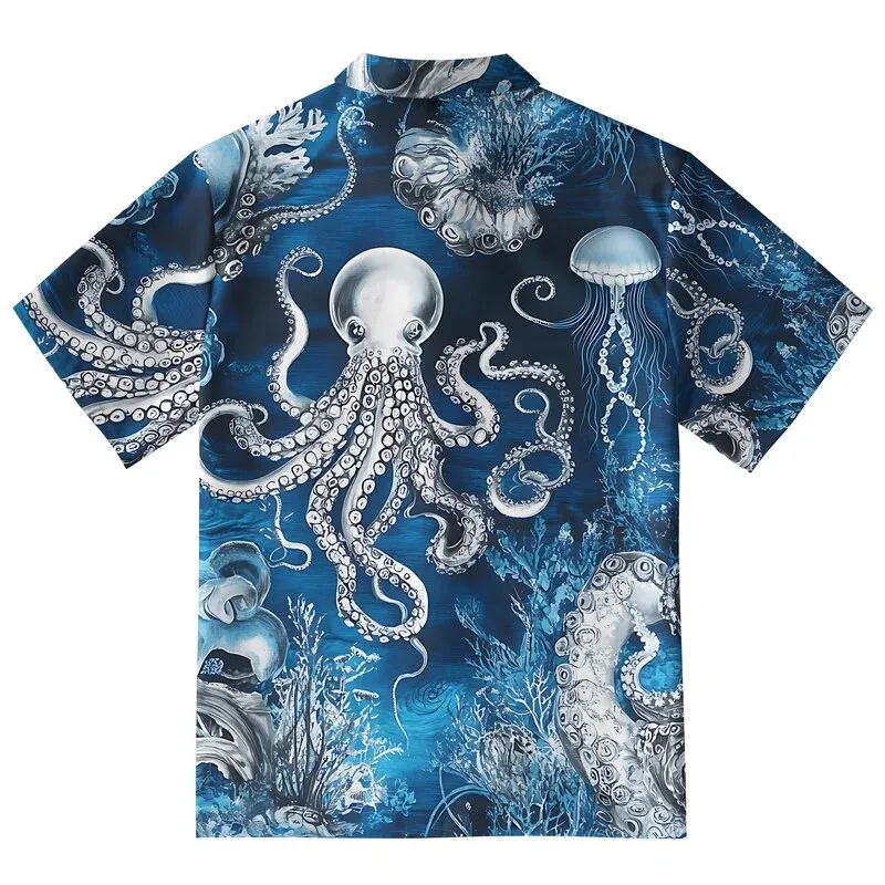 Deep Sea Octopus Aloha Hawaiian Shirt
