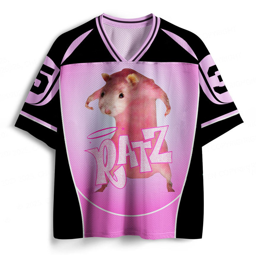 Custom Black Ratz Y2K Sport Jersey Shirts Cherrykitten