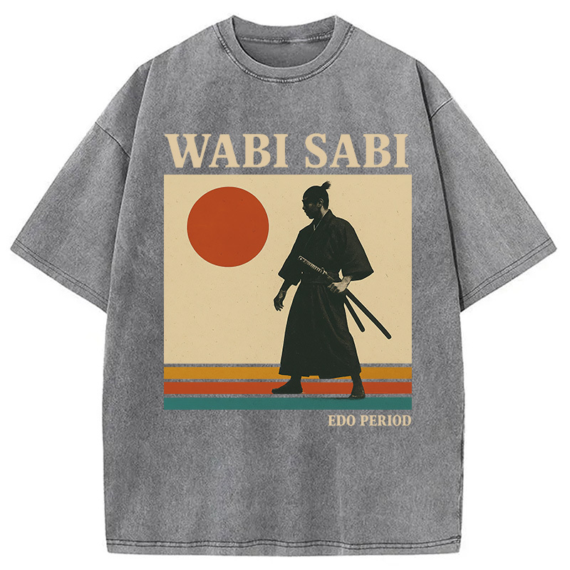 Wabi Sabi Samurai Washed T-Shirt