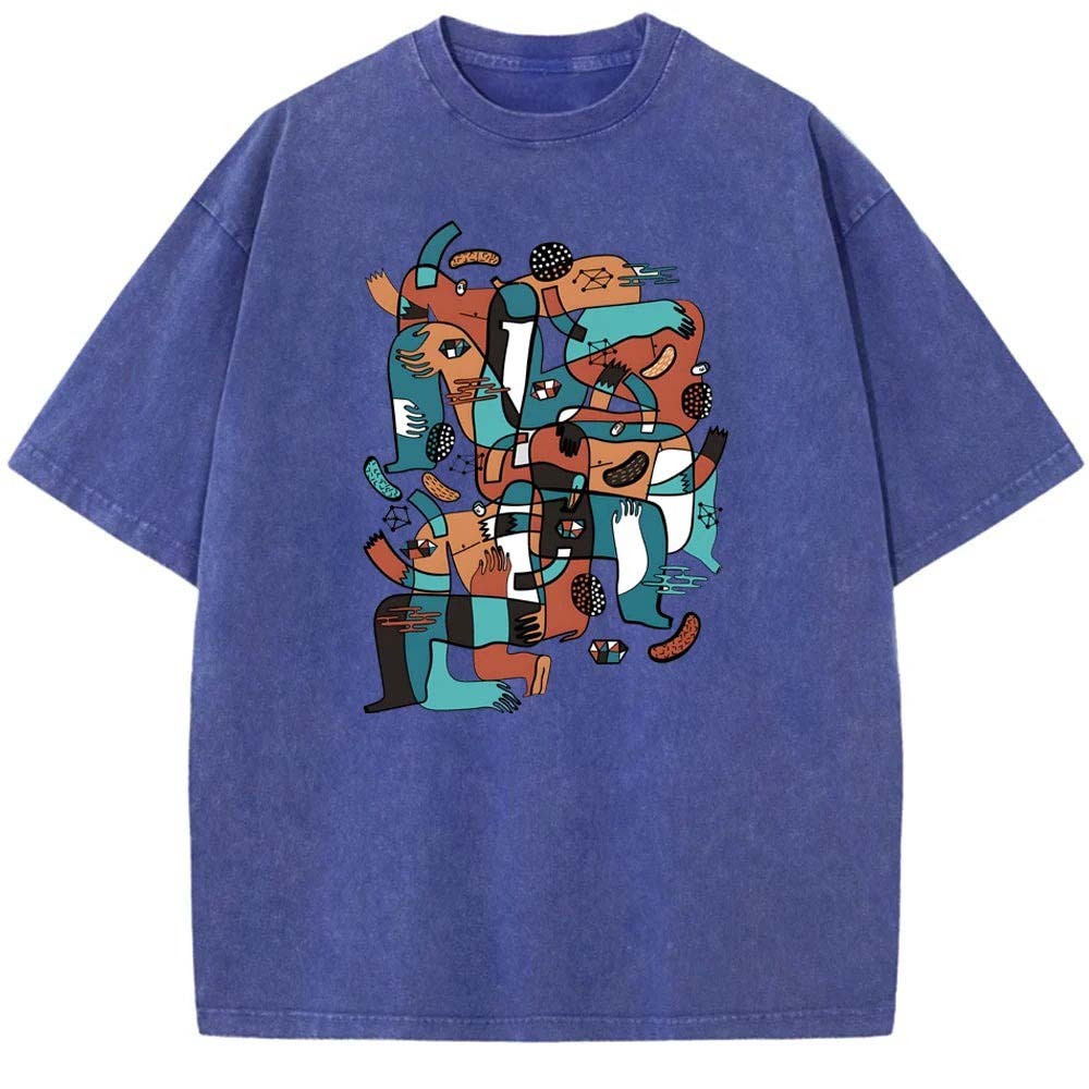Crowded Times Art Design Unisex T-shirt