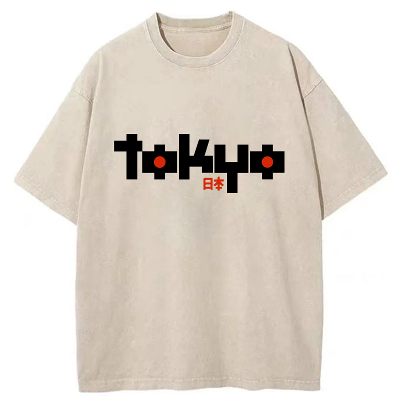 Japan Tokyo Washed T-Shirt