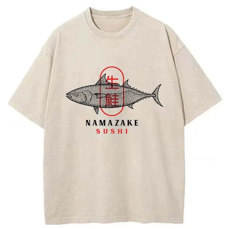 Fish Japanese Washed T-Shirt