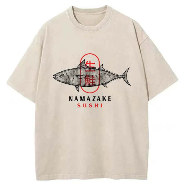 Fish Japanese Washed T-Shirt