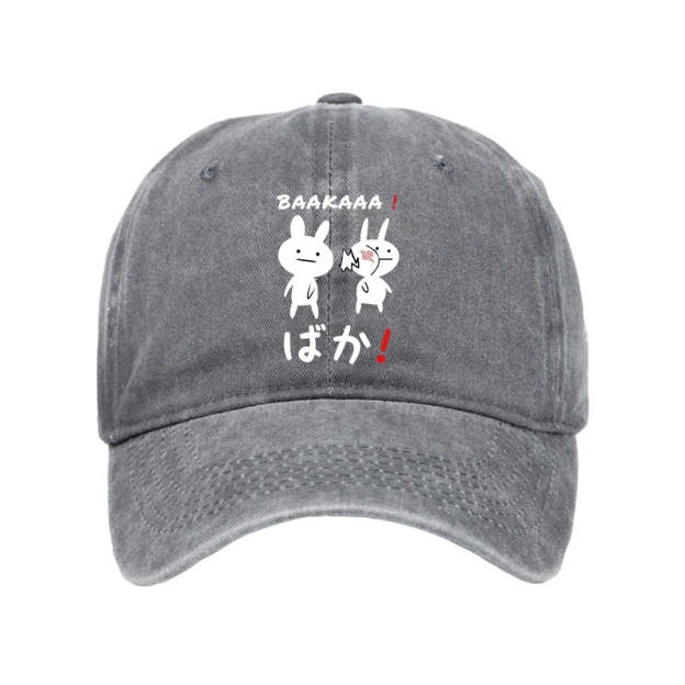  Anime Baka Manga Slap Washed Cap