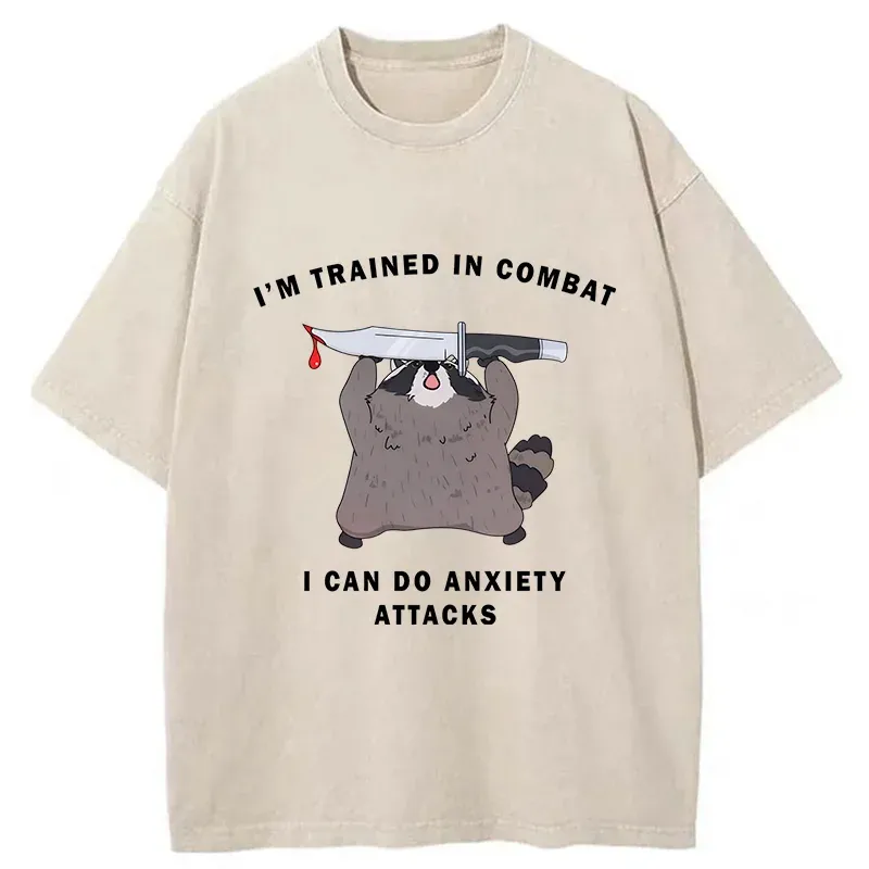 Unisex Coping With Anxiety Washed T-Shirt