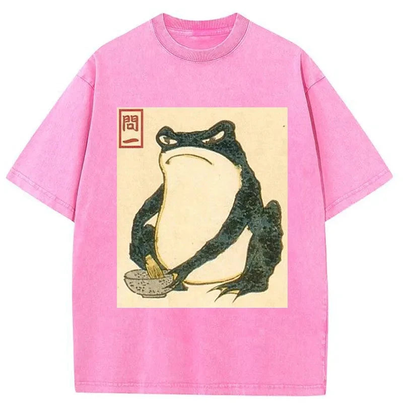 Matsumoto Hoji Japanese Frog Washed T-Shirt