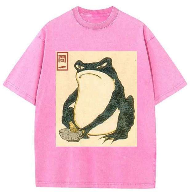 Matsumoto Hoji Japanese Frog Washed T-Shirt