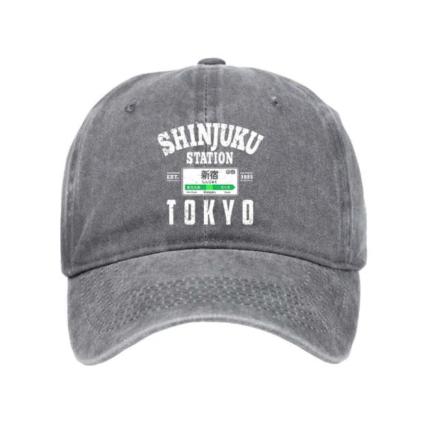  Shinjuku Station Yamanote Line Washed Cap