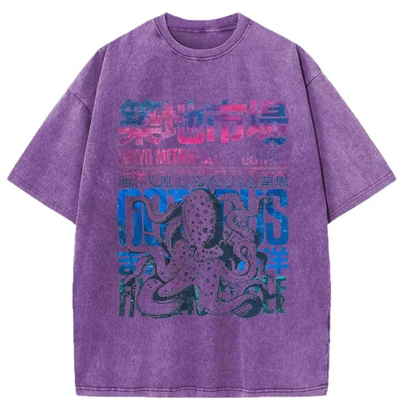Vintage Tsukiji Fish Market Washed T-Shirt