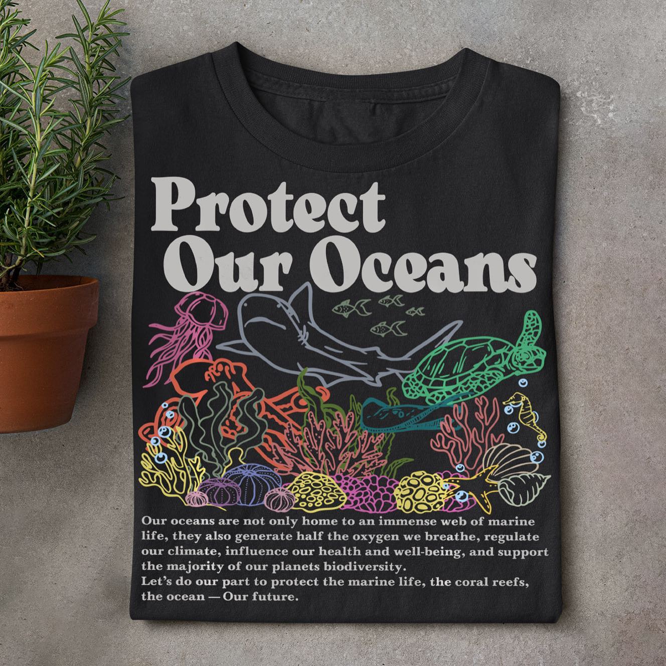 Unisex Protect Our Oceans T-Shirt