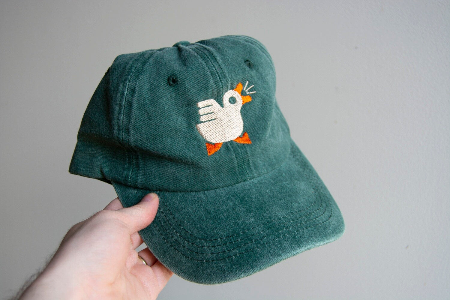 Duck Embroidered Dad Hat