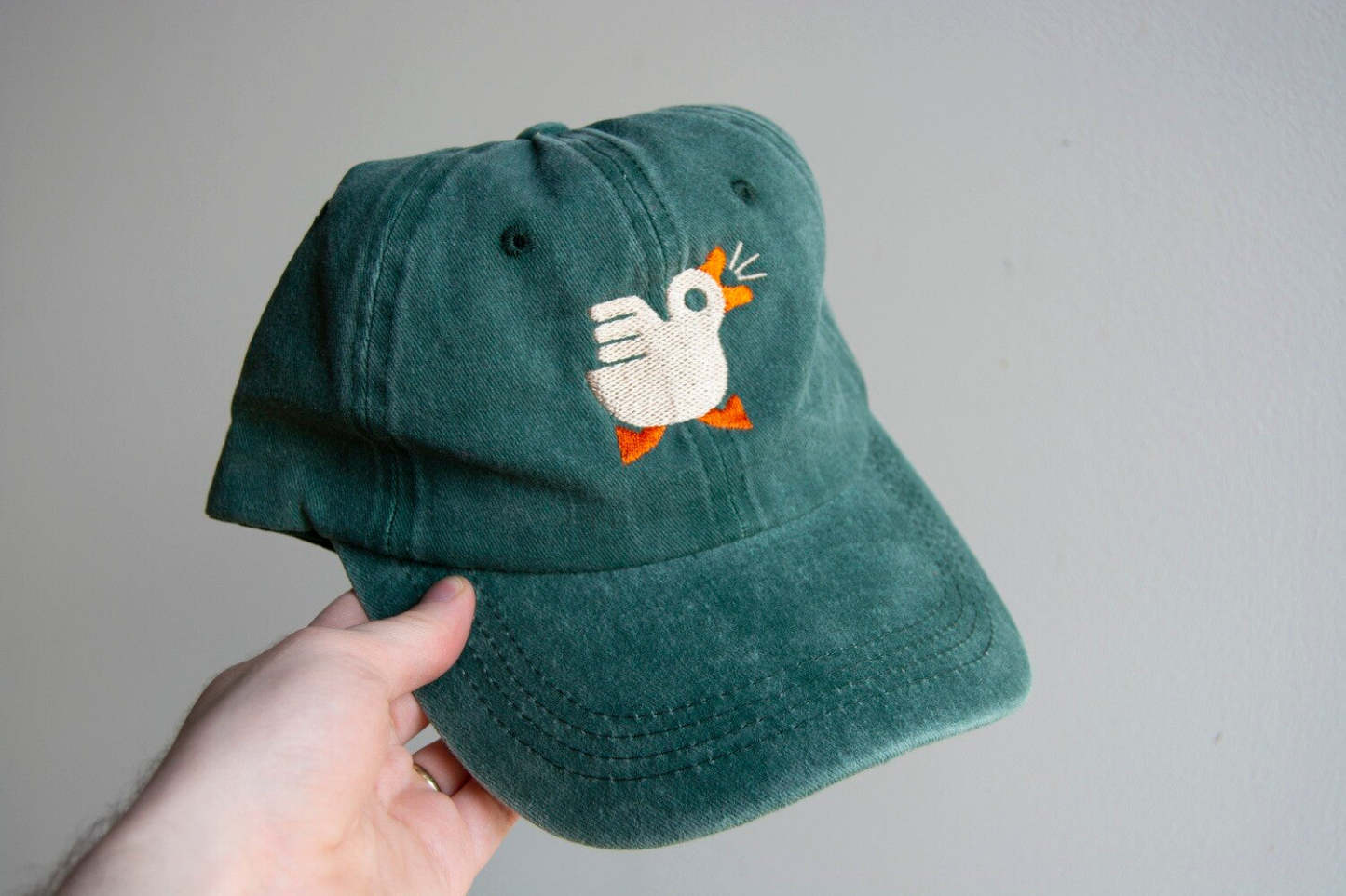 Duck Embroidered Dad Hat