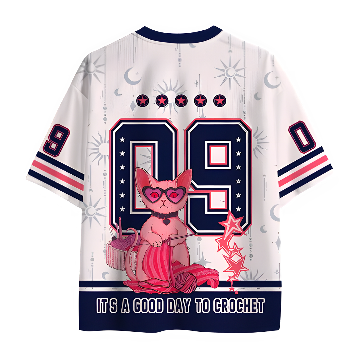 It's A Good Day To Crochet Mesh Jersey