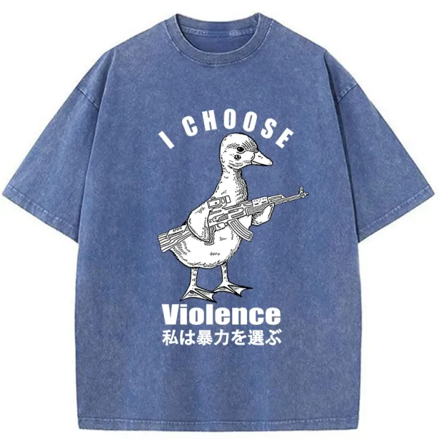 I Choose Violence Washed T-Shirt
