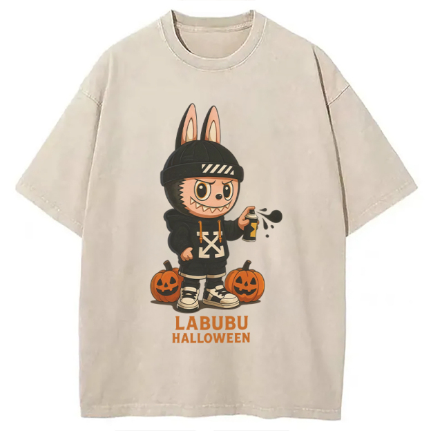 Labubu Halloween Washed T-Shirt