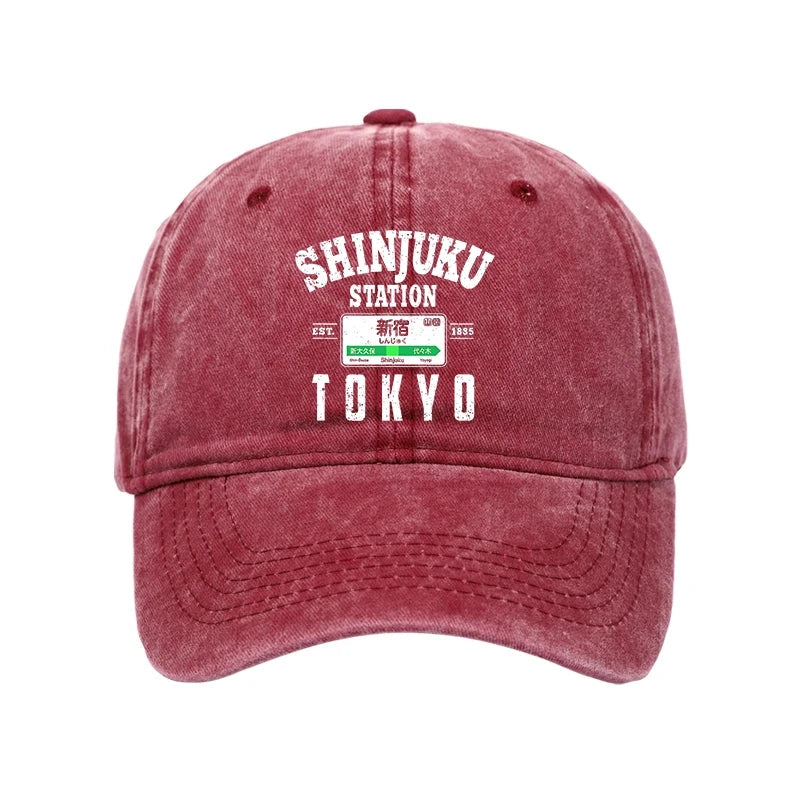  Shinjuku Station Yamanote Line Washed Cap