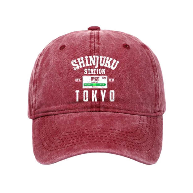  Shinjuku Station Yamanote Line Washed Cap