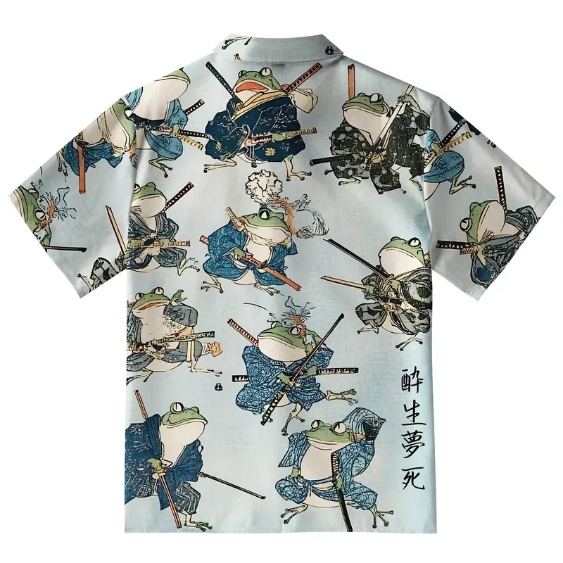  Frog Samurai Aloha Hawaiian Shirt