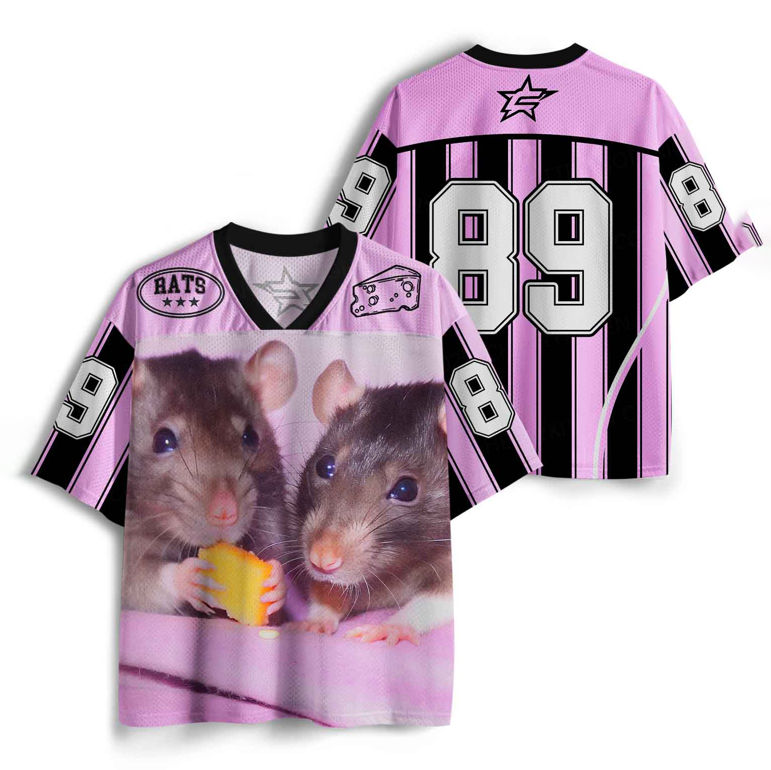 Custom Cheese Rat Y2K Sport Jersey Shirts