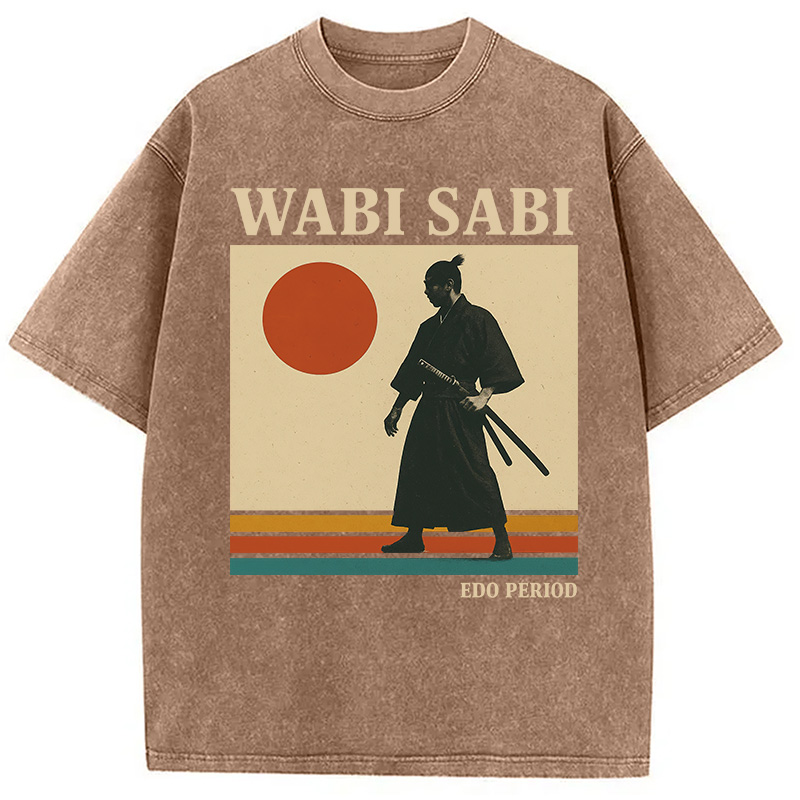 Wabi Sabi Samurai Washed T-Shirt