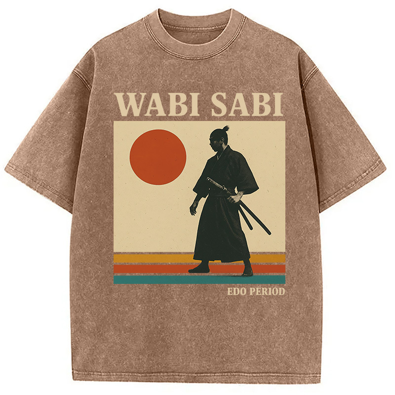 Wabi Sabi Samurai Washed T-Shirt