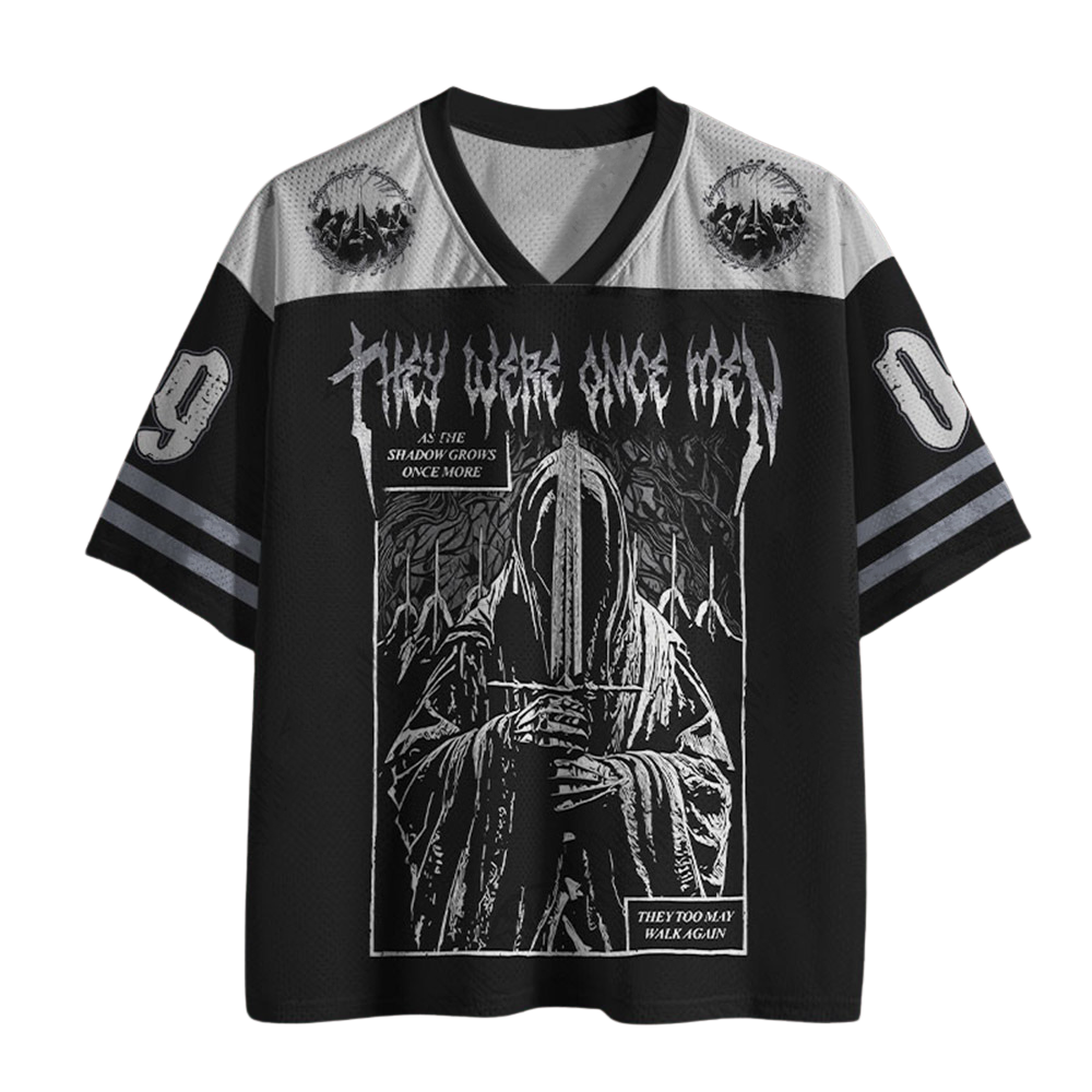 They Were Once Man Printed Jersey Shirts