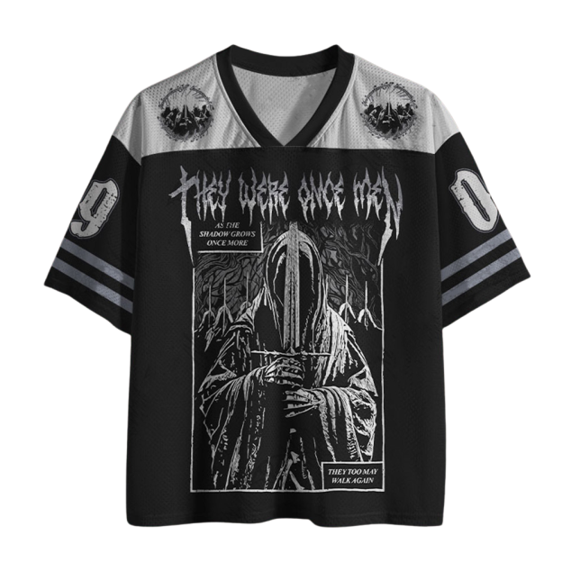 They Were Once Man Printed Jersey Shirts